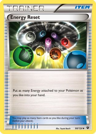 Energy Reset (098/124) [XY  Fates Collide] Normal - Uncommon