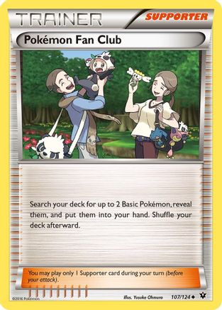 Pokemon Fan Club (107/124) [XY  Fates Collide] Normal - Uncommon