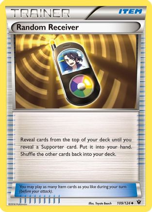 Random Receiver (109/124) [XY  Fates Collide] Normal - Uncommon