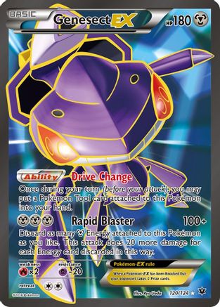 Genesect EX (Full Art) (120/124) [XY  Fates Collide] Holofoil - Ultra Rare