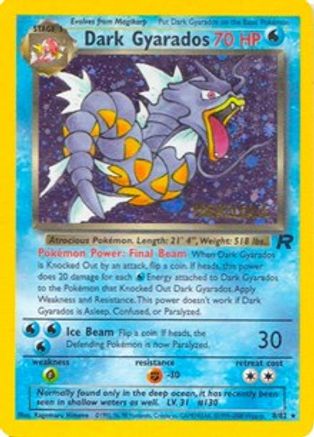 Dark Gyarados (Prerelease) (008) [WoTC Promo] Holofoil - Promo