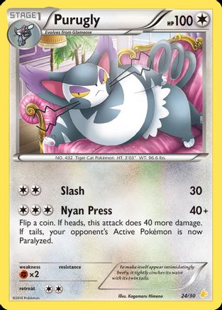 Purugly (24) [XY Trainer Kit Pikachu Libre & Suicune] Normal - Common