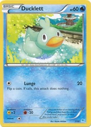 Ducklett (7) [XY Trainer Kit Pikachu Libre & Suicune] Normal - Common