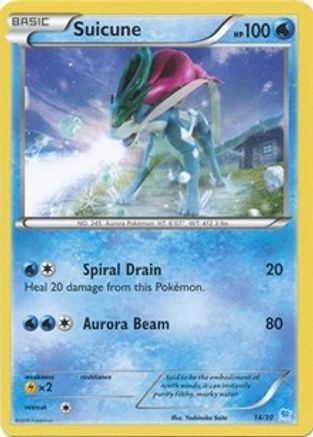 Suicune (14 - Non-Holo) (14) [XY Trainer Kit Pikachu Libre & Suicune] Normal - Common