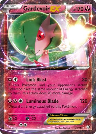 Gardevoir EX (078/114) [XY  Steam Siege] Holofoil - Ultra Rare