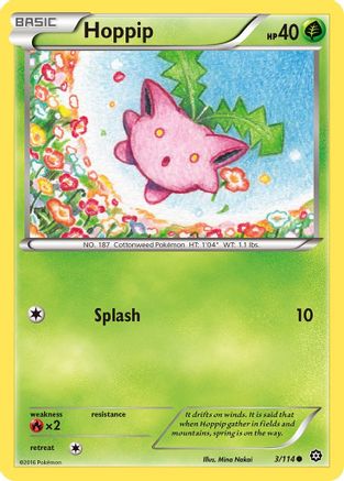 Hoppip (003/114) [XY  Steam Siege] Reverse Holofoil - Common