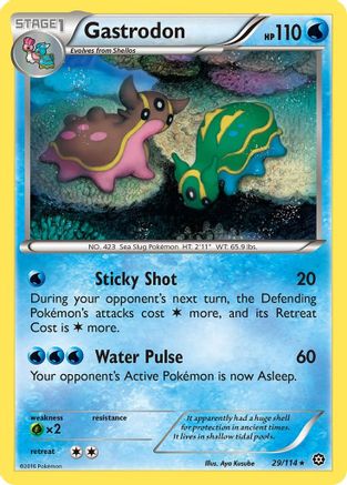 Gastrodon (029/114) [XY  Steam Siege] Normal - Rare