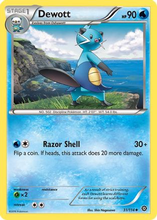 Dewott (031/114) [XY  Steam Siege] Normal - Uncommon