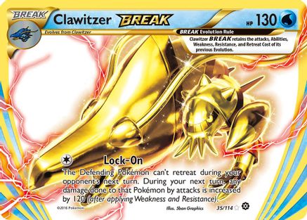 Clawitzer BREAK (035/114) [XY  Steam Siege] Holofoil - Rare BREAK