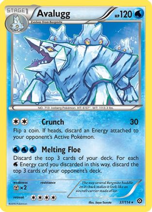 Avalugg (037/114) [XY  Steam Siege] Normal - Rare