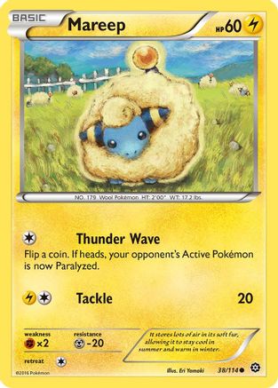 Mareep 038  XY  Steam Siege - Common
