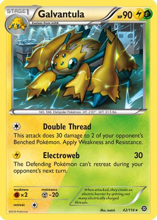 Galvantula (042/114) [XY  Steam Siege] Normal - Rare