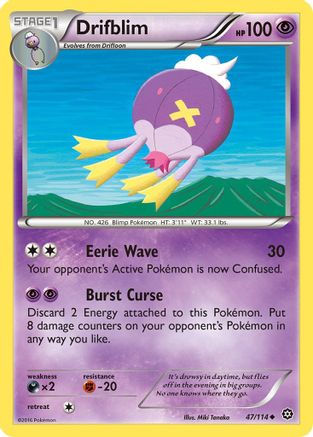 Drifblim (047/114) [XY  Steam Siege] Normal - Uncommon