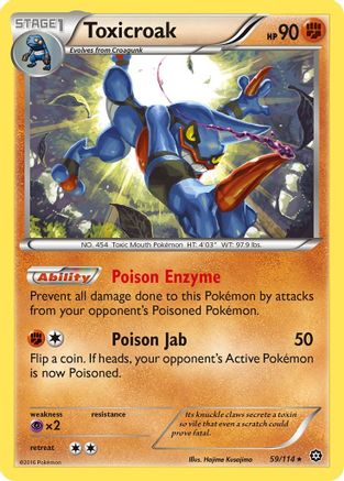Toxicroak (59/114) [XY  Steam Siege] Normal - Rare