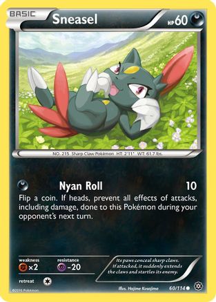 Sneasel (060/114) [XY  Steam Siege] Normal - Common