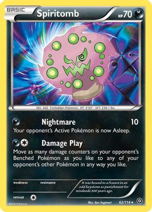 Spiritomb (062/114) [XY  Steam Siege] Normal - Rare