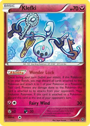Klefki (080/114) [XY  Steam Siege] Reverse Holofoil - Uncommon