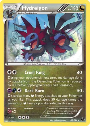 Hydreigon (086/114) [XY  Steam Siege] Holofoil - Holo Rare