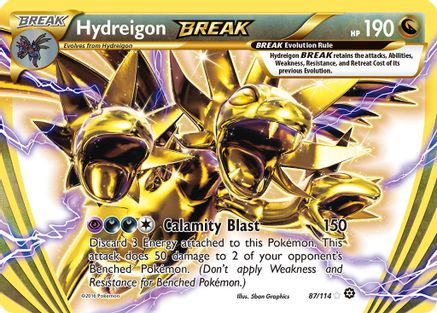 Hydreigon BREAK (087/114) [XY  Steam Siege] Holofoil - Rare BREAK