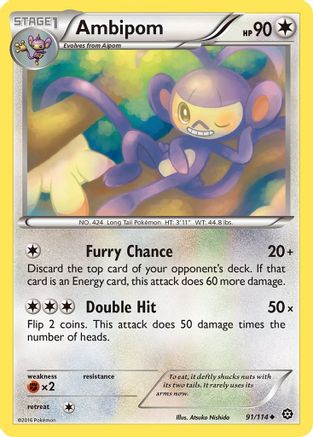 Ambipom (091/114) [XY  Steam Siege] Normal - Uncommon