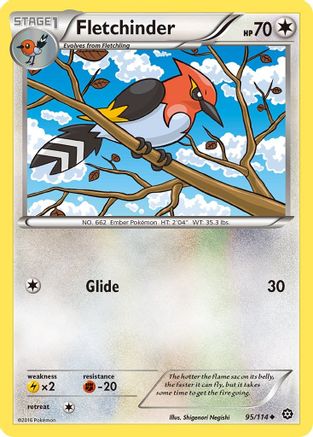 Fletchinder (095/114) [XY  Steam Siege] Normal - Uncommon