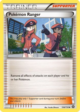 Pokemon Ranger (104/114) [XY  Steam Siege] Normal - Uncommon