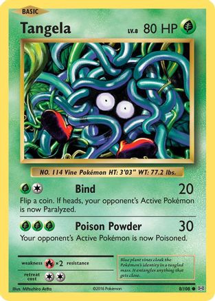 Tangela (008/108) [XY  Evolutions] Normal - Common