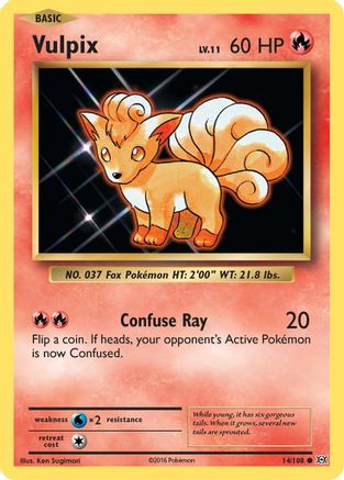 Vulpix (014/108) [XY  Evolutions] Normal - Common
