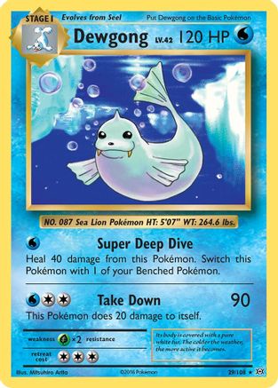 Dewgong (029/108) [XY  Evolutions] Normal - Rare