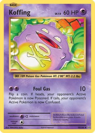 Koffing (050/108) [XY  Evolutions] Normal - Uncommon