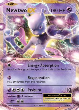 Mewtwo EX (052/108) [XY  Evolutions] Holofoil - Ultra Rare