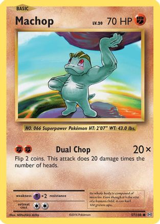 Machop 057  XY  Evolutions - Common
