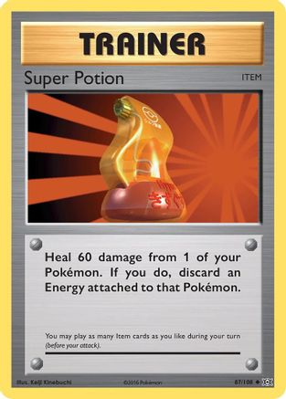 Super Potion (087/108) [XY  Evolutions] Reverse Holofoil - Uncommon