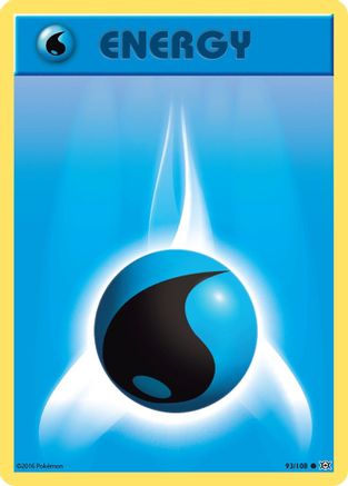 Water Energy (093/108) [XY  Evolutions] Normal - Common