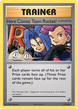 Here Comes Team Rocket! (113/108) [XY  Evolutions] Normal - Secret Rare