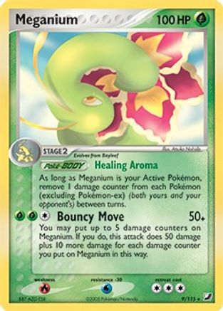 Meganium - 9/115 (EX Unseen Forces)/115  Deck Exclusives - Rare