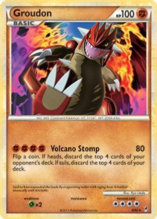Groudon (Call of Legends) (6/095) [Deck Exclusives] Normal - Rare