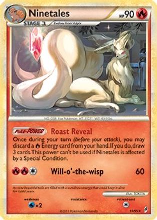 Ninetales - 17/95 (Call of Legends)/095  Deck Exclusives - Rare