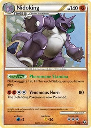 Nidoking - 6/102/102  Deck Exclusives - Rare