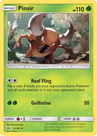 Pinsir (006/149) [SM Base Set] Normal - Uncommon