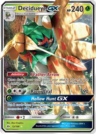 Decidueye GX (012/149) [SM Base Set] Holofoil - Ultra Rare