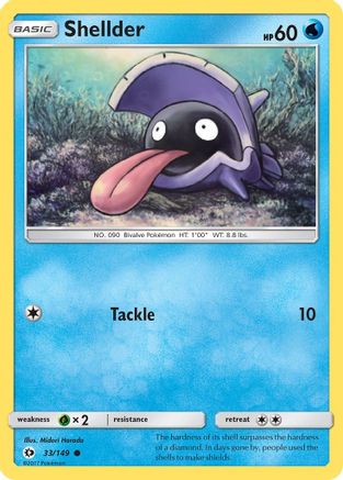 Shellder (033/149) [SM Base Set] Normal - Common