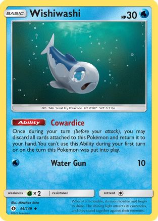Wishiwashi (044/149) [SM Base Set] Normal - Uncommon