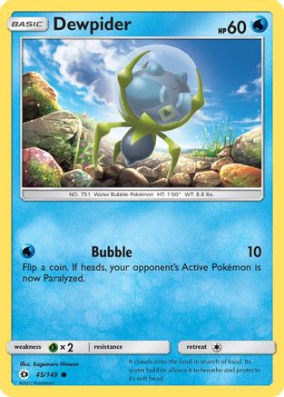 Dewpider (045/149) [SM Base Set] Normal - Common