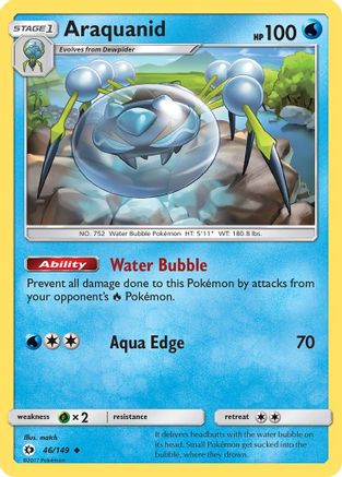 Araquanid (046/149) [SM Base Set] Reverse Holofoil - Uncommon