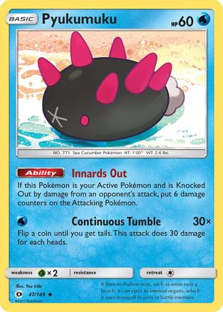 Pyukumuku (047/149) [SM Base Set] Normal - Uncommon