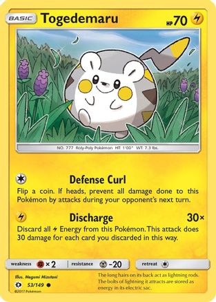 Togedemaru (053/149) [SM Base Set] Normal - Common