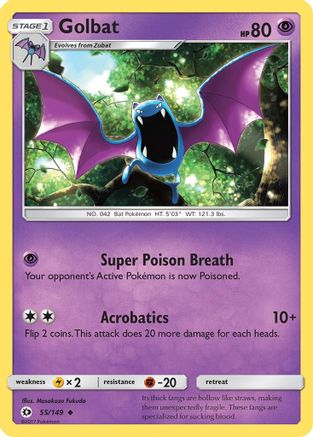 Golbat (055/149) [SM Base Set] Normal - Uncommon