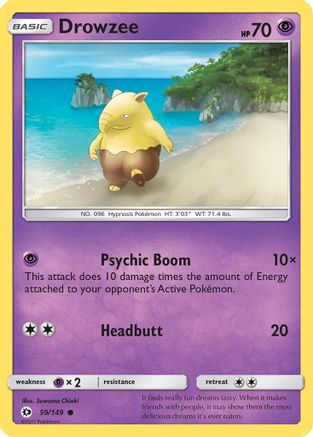 Drowzee (059/149) [SM Base Set] Normal - Common