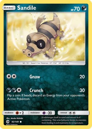 Sandile (083/149) [SM Base Set] Normal - Common